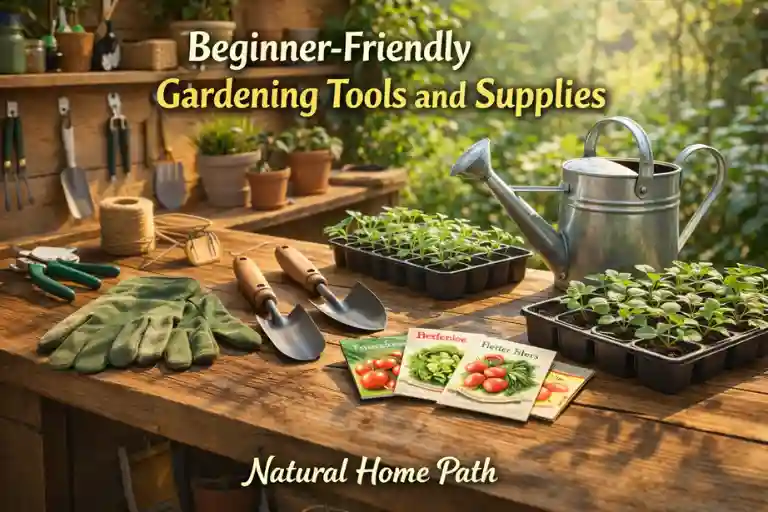 Beginner-Friendly Gardening Tools and Supplies