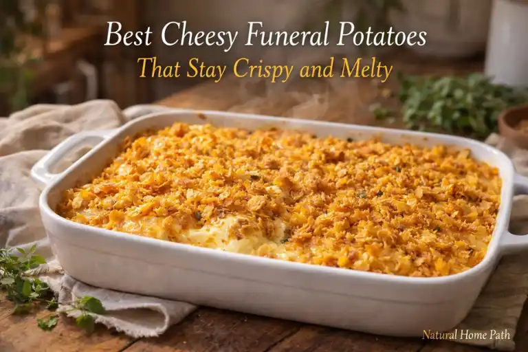 Best Cheesy Funeral Potatoes That Stay Crispy and Melty