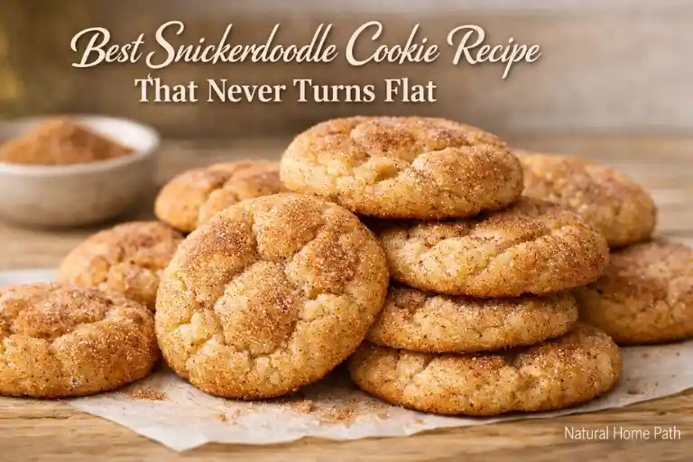 Best Snickerdoodle Cookie Recipe That Never Turns Flat