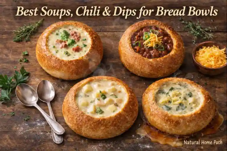 Best Soups, Chili & Dips for Bread Bowls