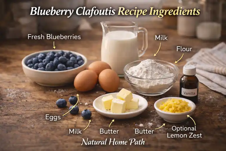 Blueberry Clafoutis Recipe Ingredients