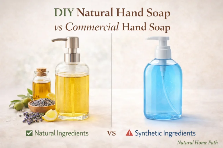 DIY Natural Hand Soap vs Commercial Hand Soap