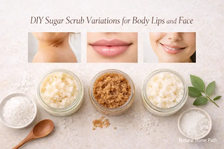 DIY Sugar Scrub Variations for Body Lips and Face
