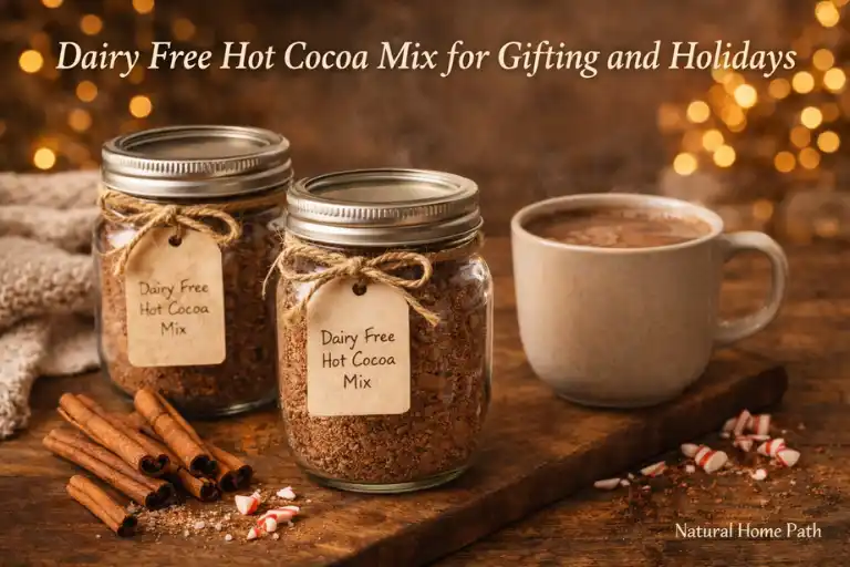 Dairy Free Hot Cocoa Mix for Gifting and Holidays