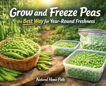 Grow and Freeze Peas the Best Way for Year-Round Freshness