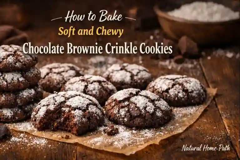 How to Bake Soft and Chewy Chocolate Brownie Crinkle Cookies