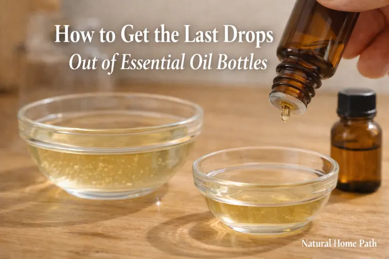 How to Get the Last Drops Out of Essential Oil Bottles