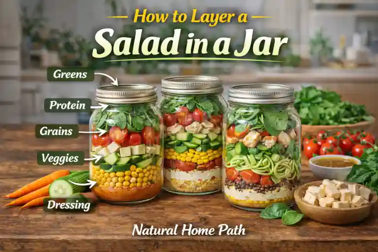 How to Layer a Salad in a Jar