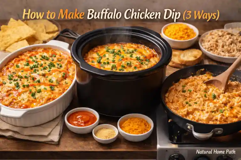 How to Make Buffalo Chicken Dip (3 Ways)