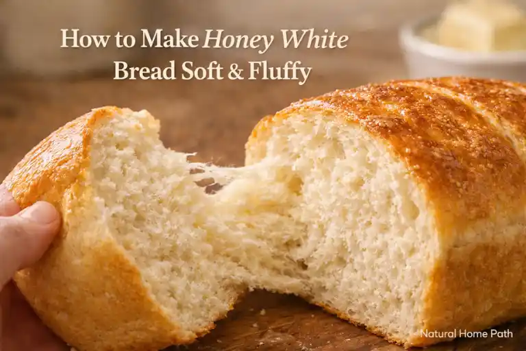 How to Make Honey White Bread Soft & Fluffy