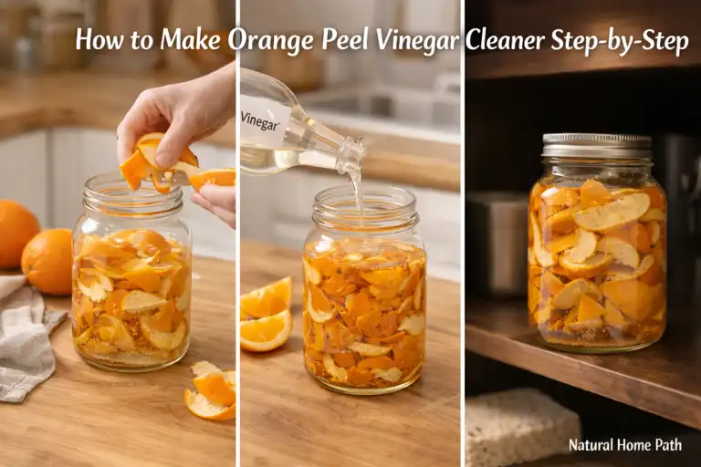 How to Make Orange Peel Vinegar Cleaner Step-by-Step