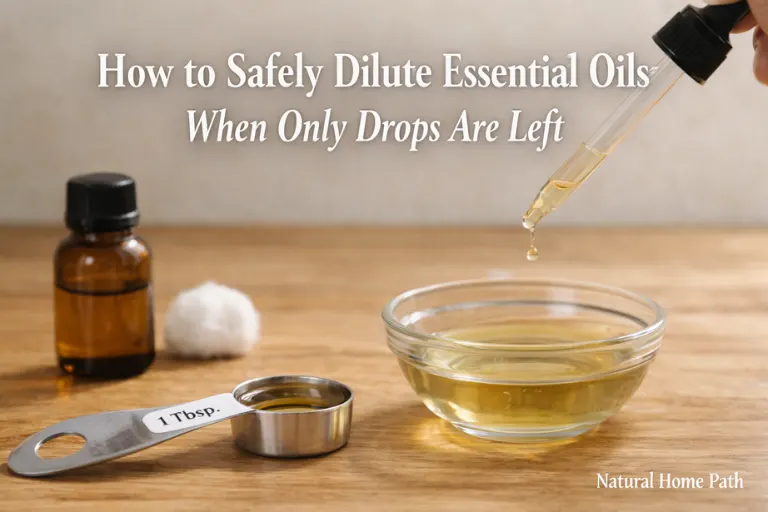 How to Safely Dilute Essential Oils When Only Drops Are Left