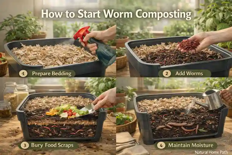 How to Start Worm Composting