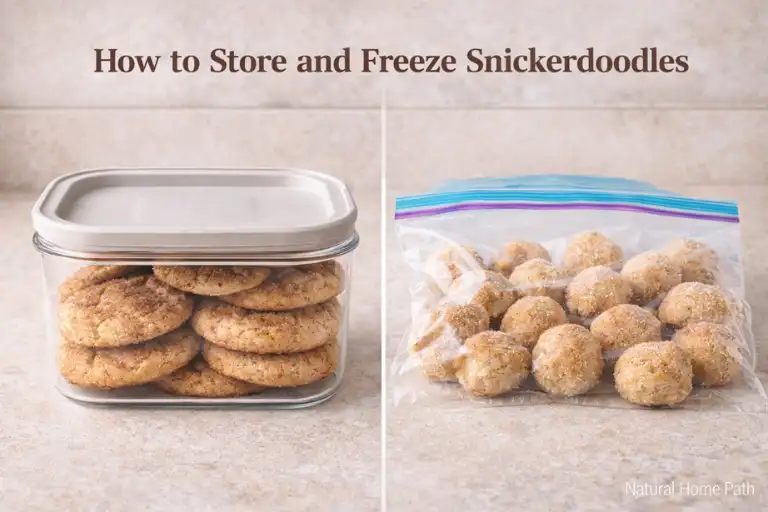 How to Store and Freeze Snickerdoodles
