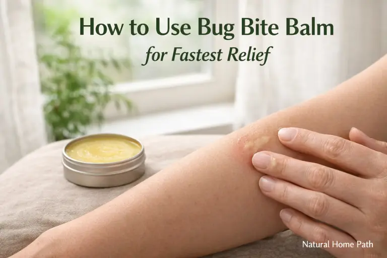 How to Use Bug Bite Balm for Fastest Relief