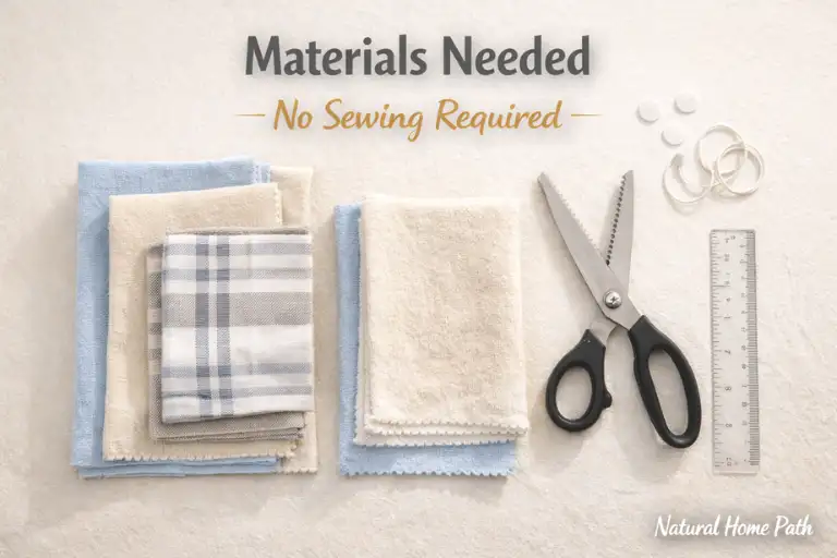 Materials Needed No Sewing Required