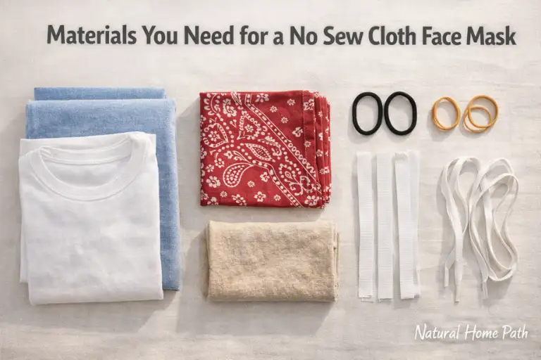 Materials You Need for a No Sew Cloth Face Mask