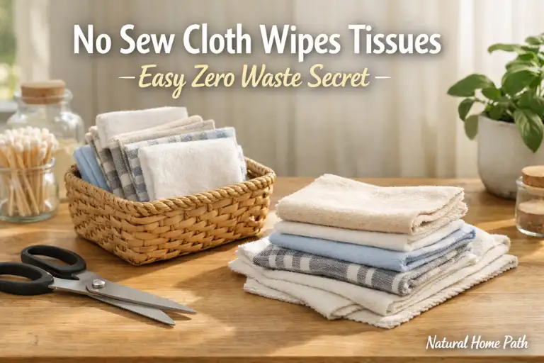 No Sew Cloth Wipes Tissues Easy Zero Waste Secret