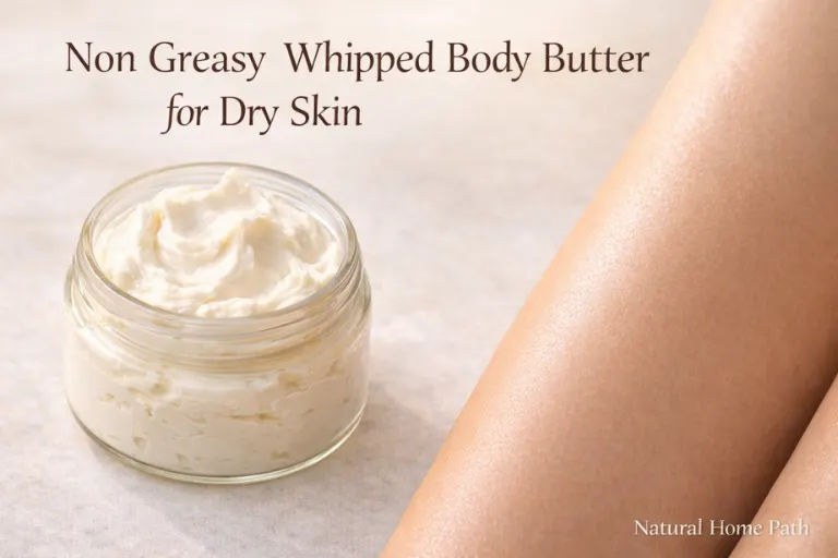 Non Greasy Whipped Body Butter for Dry Skin
