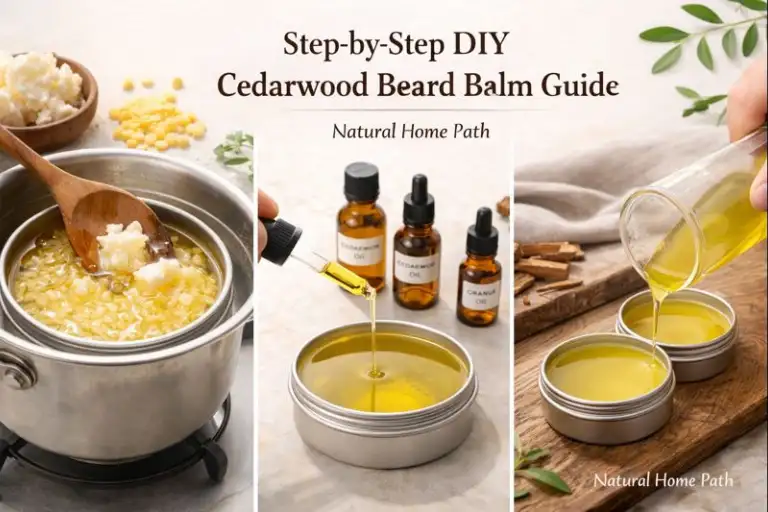 Step-by-Step DIY Cedarwood Beard Balm Guide