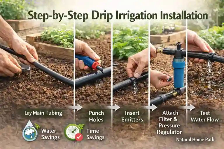 Step-by-Step Drip Irrigation Installation