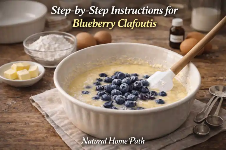 Step-by-Step Instructions for Blueberry Clafoutis
