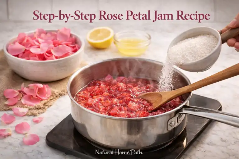 Step-by-Step Rose Petal Jam Recipe