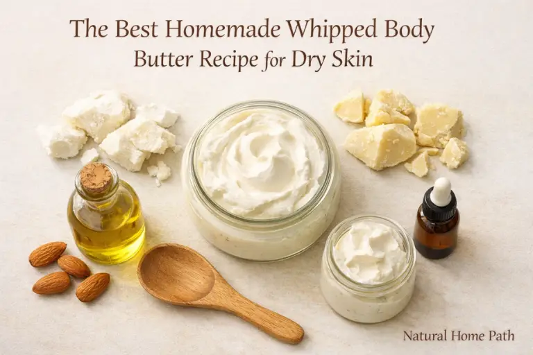 The Best Homemade Whipped Body Butter Recipe for Dry Skin