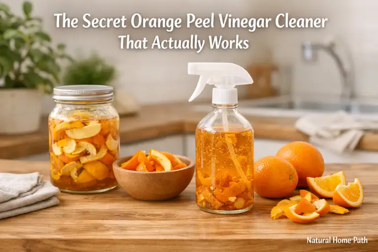 The Secret Orange Peel Vinegar Cleaner That Actually Works