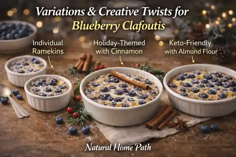 Variations & Creative Twists for Blueberry Clafoutis