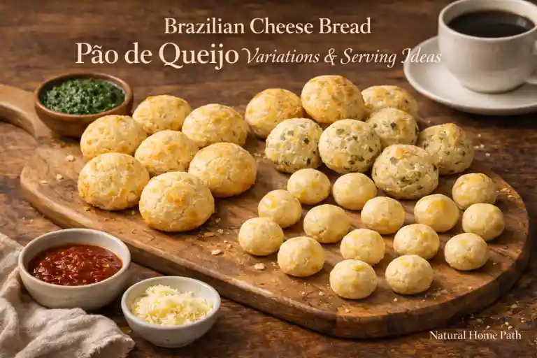 Brazilian Cheese Bread Pão de Queijo Variations & Serving Ideas