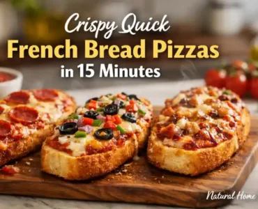 Crispy Quick French Bread Pizzas in 15 Minutes