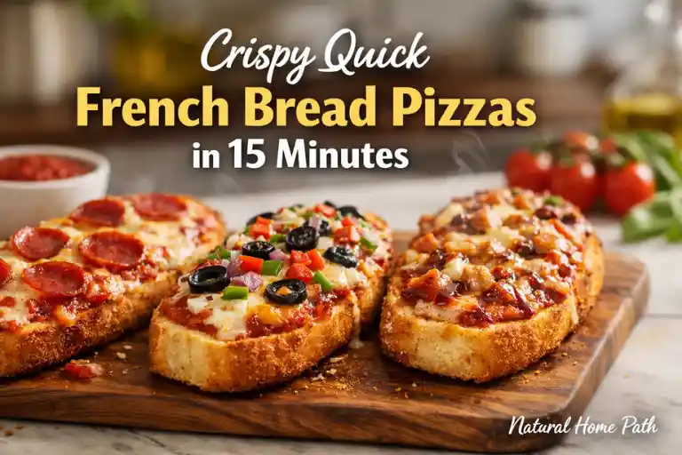 Crispy Quick French Bread Pizzas in 15 Minutes