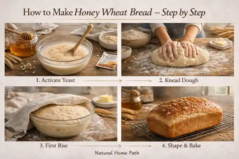 How to Make Honey Wheat Bread – Step by Step