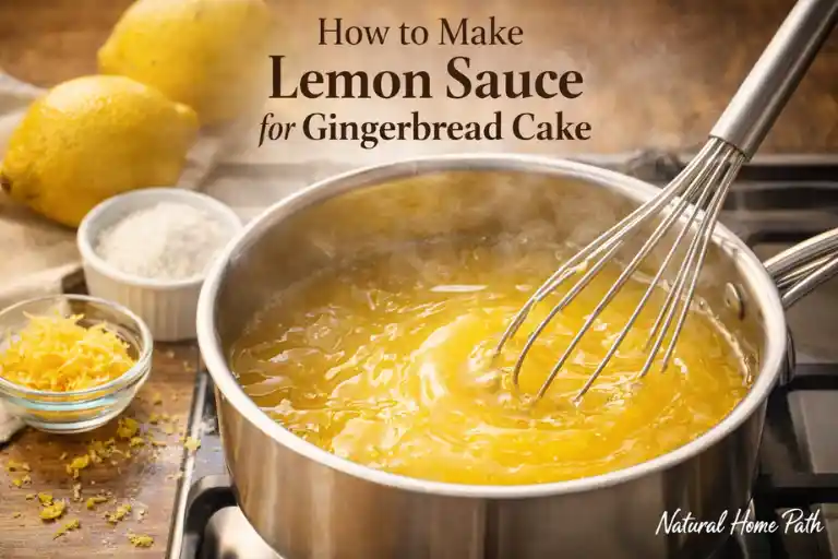 How to Make Lemon Sauce for Gingerbread Cake