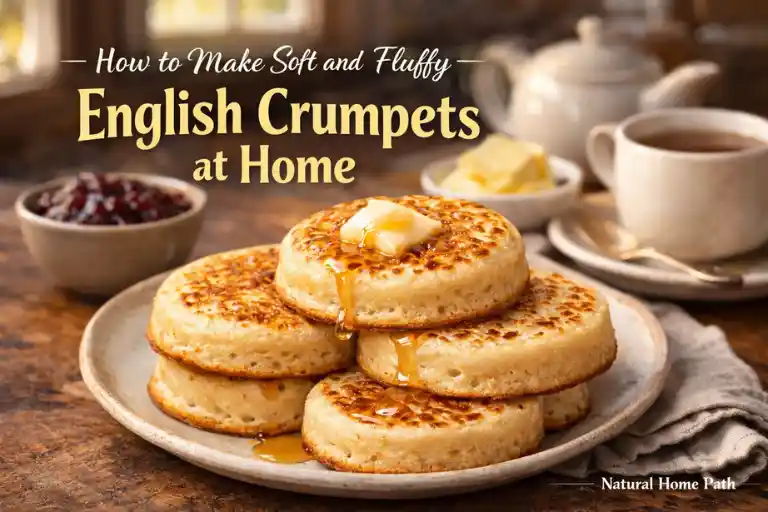 How to Make Soft and Fluffy English Crumpets at Home