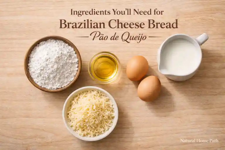 Ingredients You’ll Need for Brazilian Cheese Bread Pão de Queijo