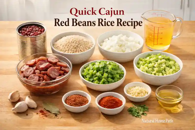 Quick Cajun Red Beans Rice Recipe