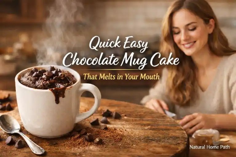 Quick Easy Chocolate Mug Cake That Melts in Your Mouth