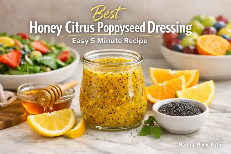 Best Honey Citrus Poppyseed Dressing Easy 5 Minute Recipe