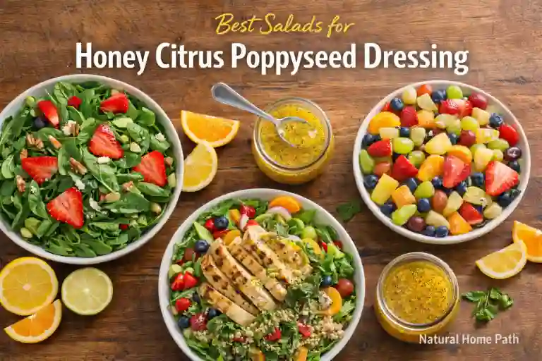 Best Salads for Honey Citrus Poppyseed Dressing