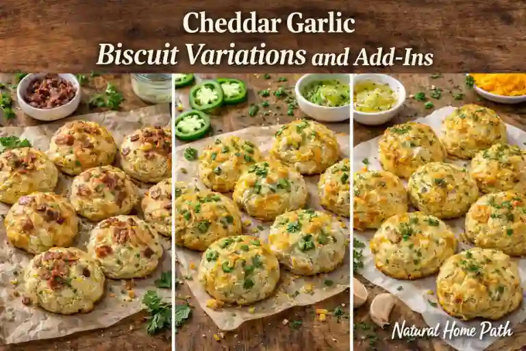Cheddar Garlic Biscuit Variations and Add-Ins
