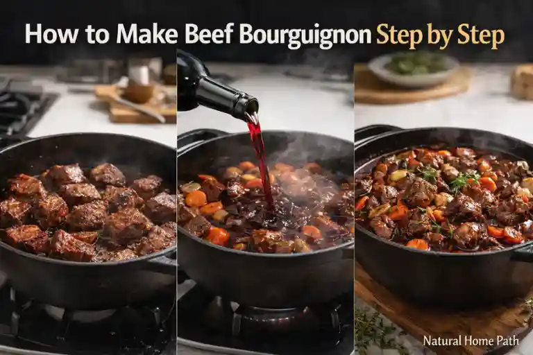 How to Make Beef Bourguignon Step by Step