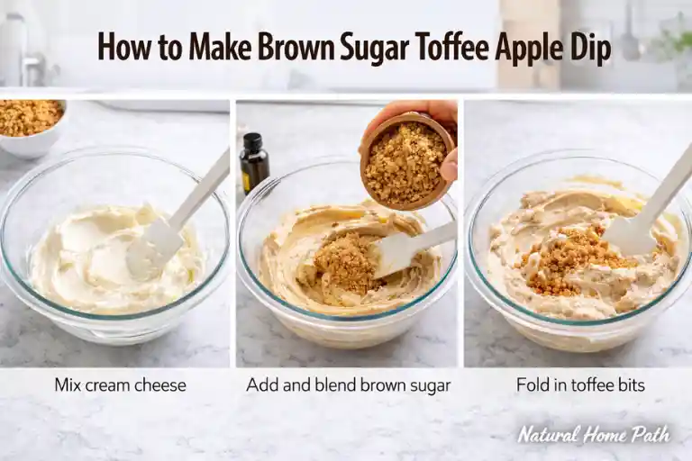 How to Make Brown Sugar Toffee Apple Dip