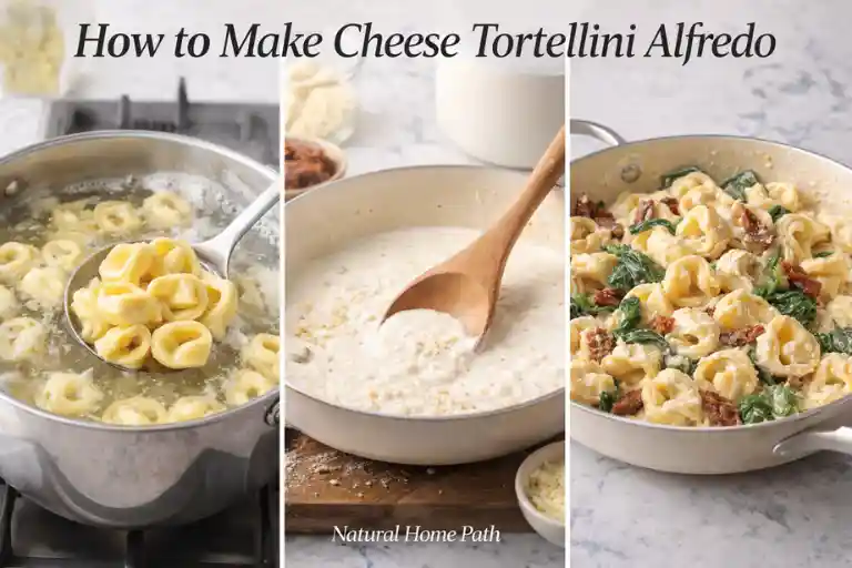 How to Make Cheese Tortellini Alfredo
