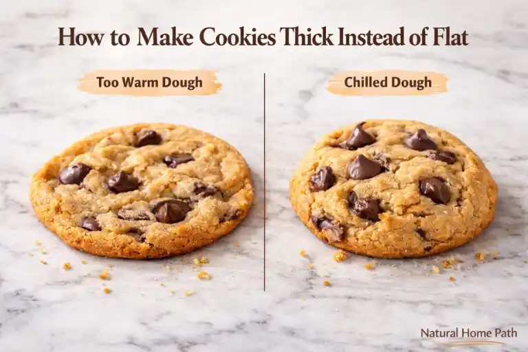 How to Make Cookies Thick Instead of Flat