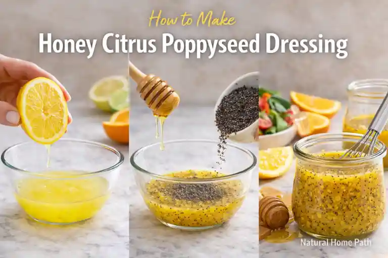 How to Make Honey Citrus Poppyseed Dressing