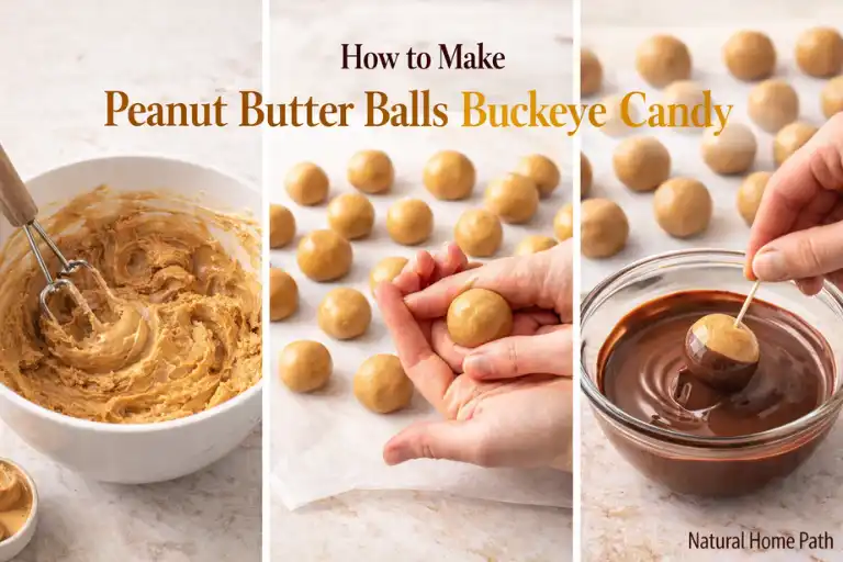 How to Make Peanut Butter Balls Buckeye Candy