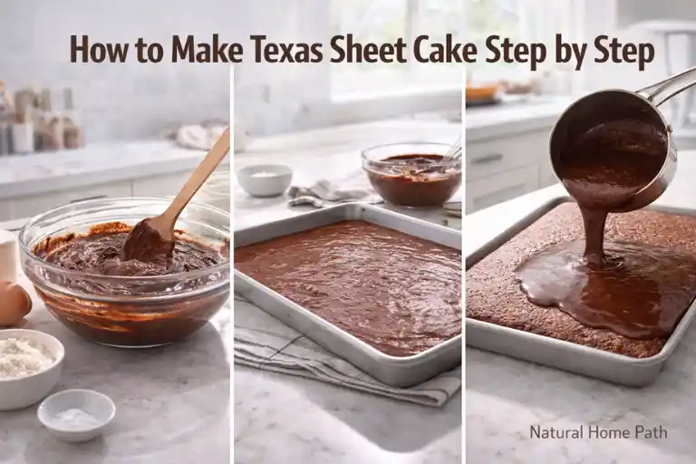 How to Make Texas Sheet Cake Step by Step