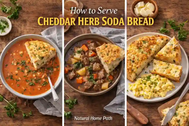 How to Serve Cheddar Herb Soda Bread